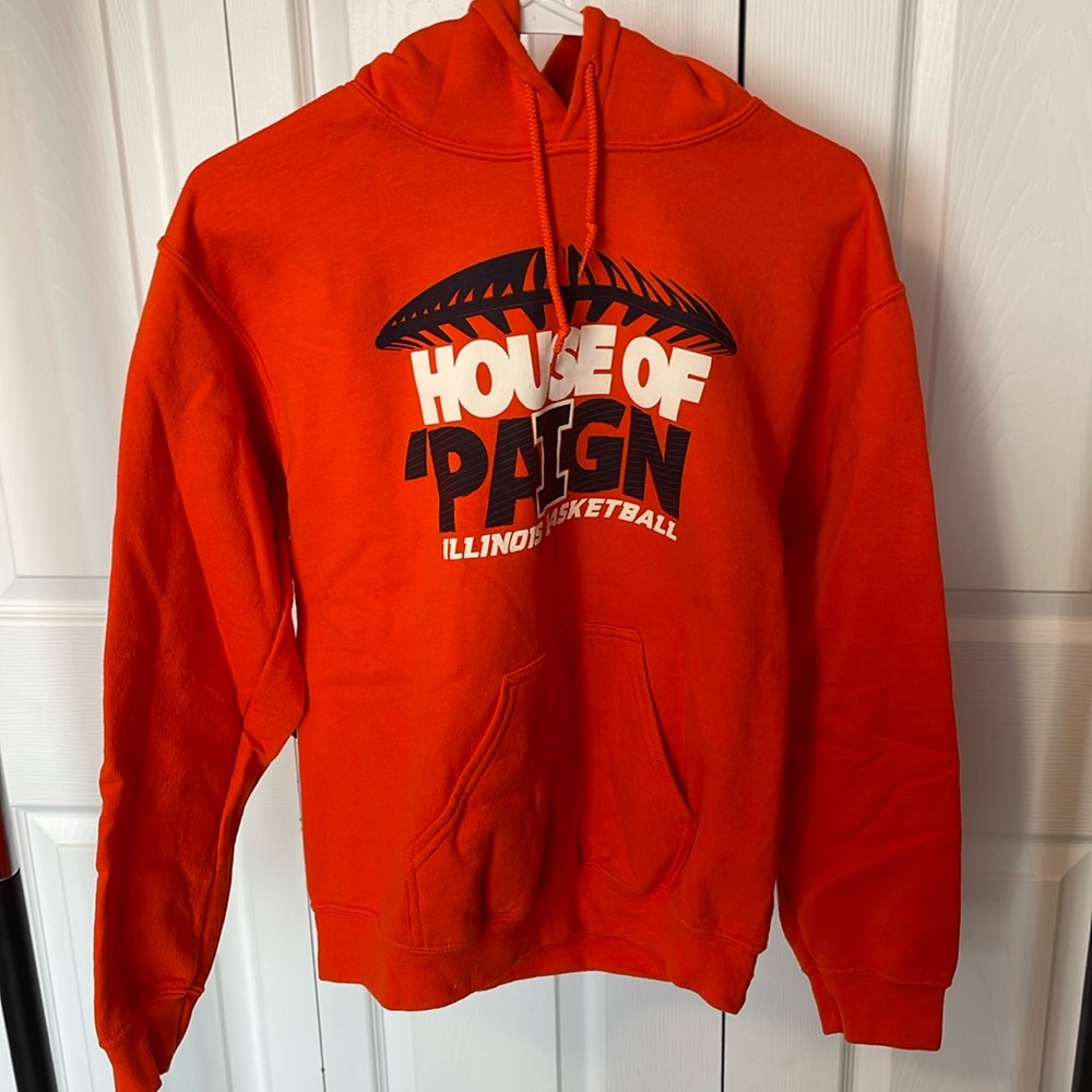 University of Illinois House of ‘Paign Orange Sweatshirt Size Small